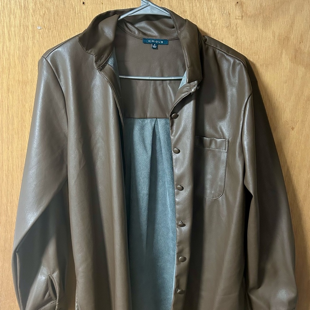 Vintage Brown Leather Jacket